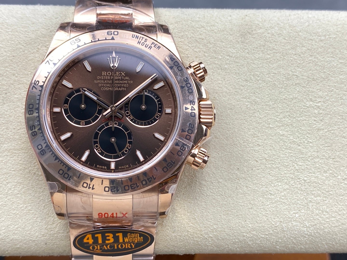 Rolex Daytona Everose Gold Cosmograph Chocolate Brown Dial 40mm 126505-0005