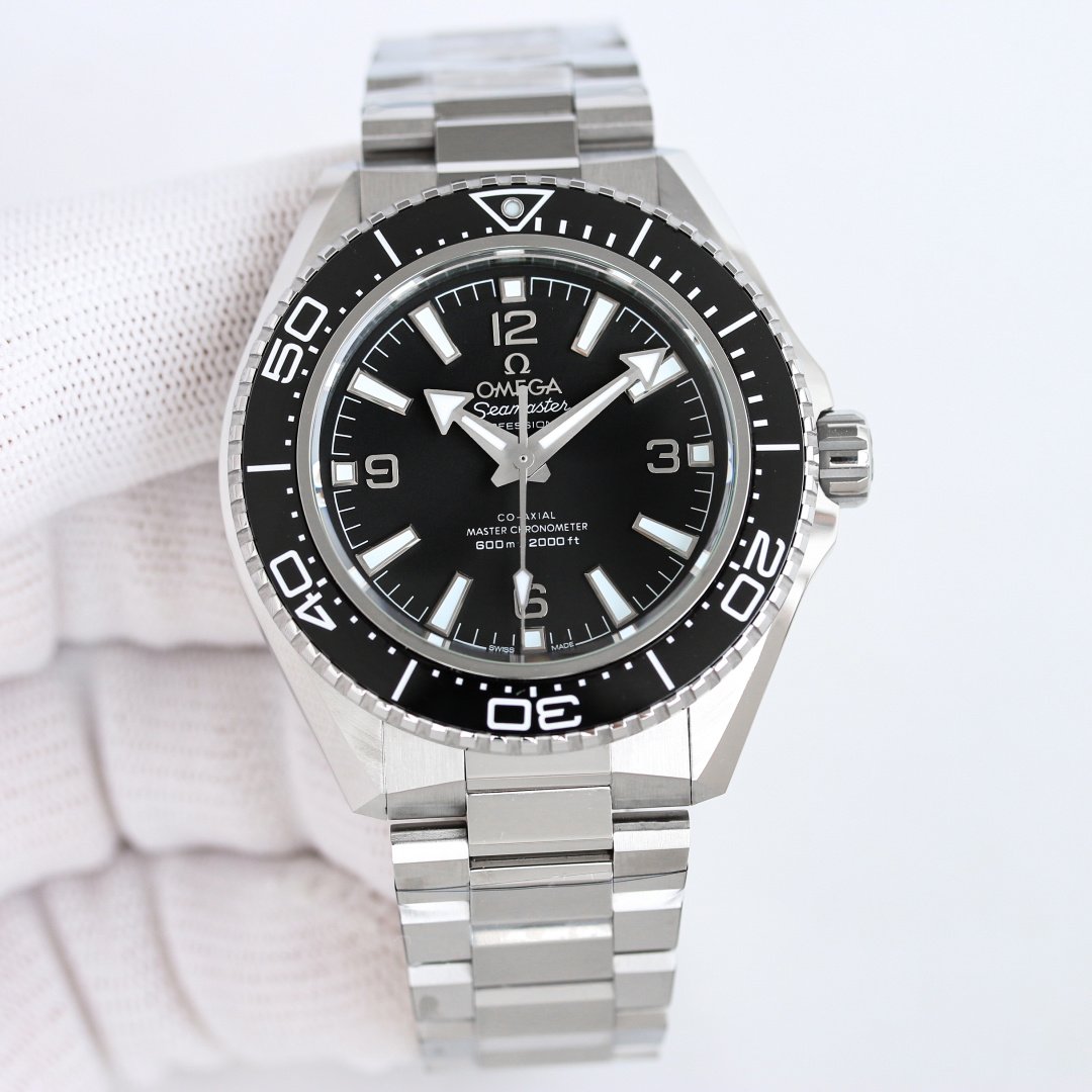 Omega Seamaster Planet Ocean 600M Stainless Steel Black Dial Steel Bracelet 42MM 217.30.42.21.01.001