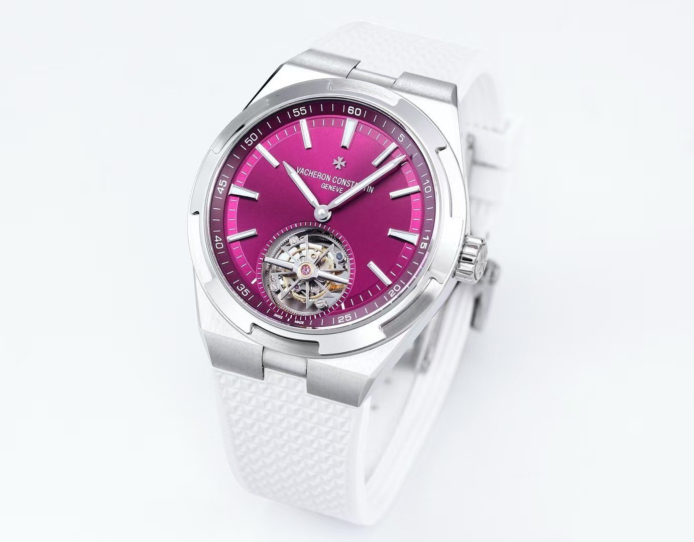 Vacheron Constantin Overseas Tourbillon Titanium Deep Red 42.5mm 6000V/210T-H179-02
