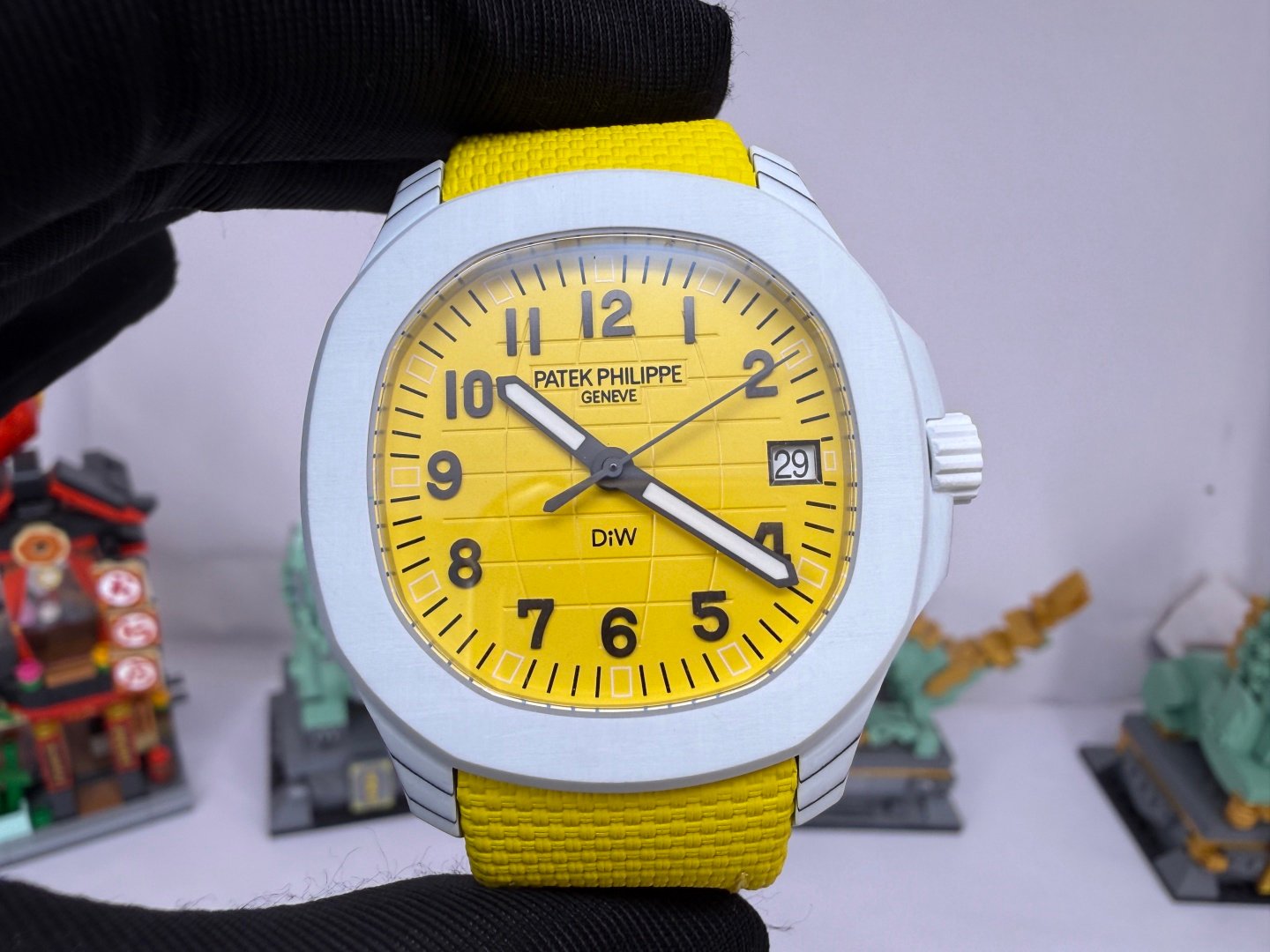 Patek Philippe Aquanaut Quartz Fiber Automatic Yellow Dial 40mm 5167A-DiW-Yellow
