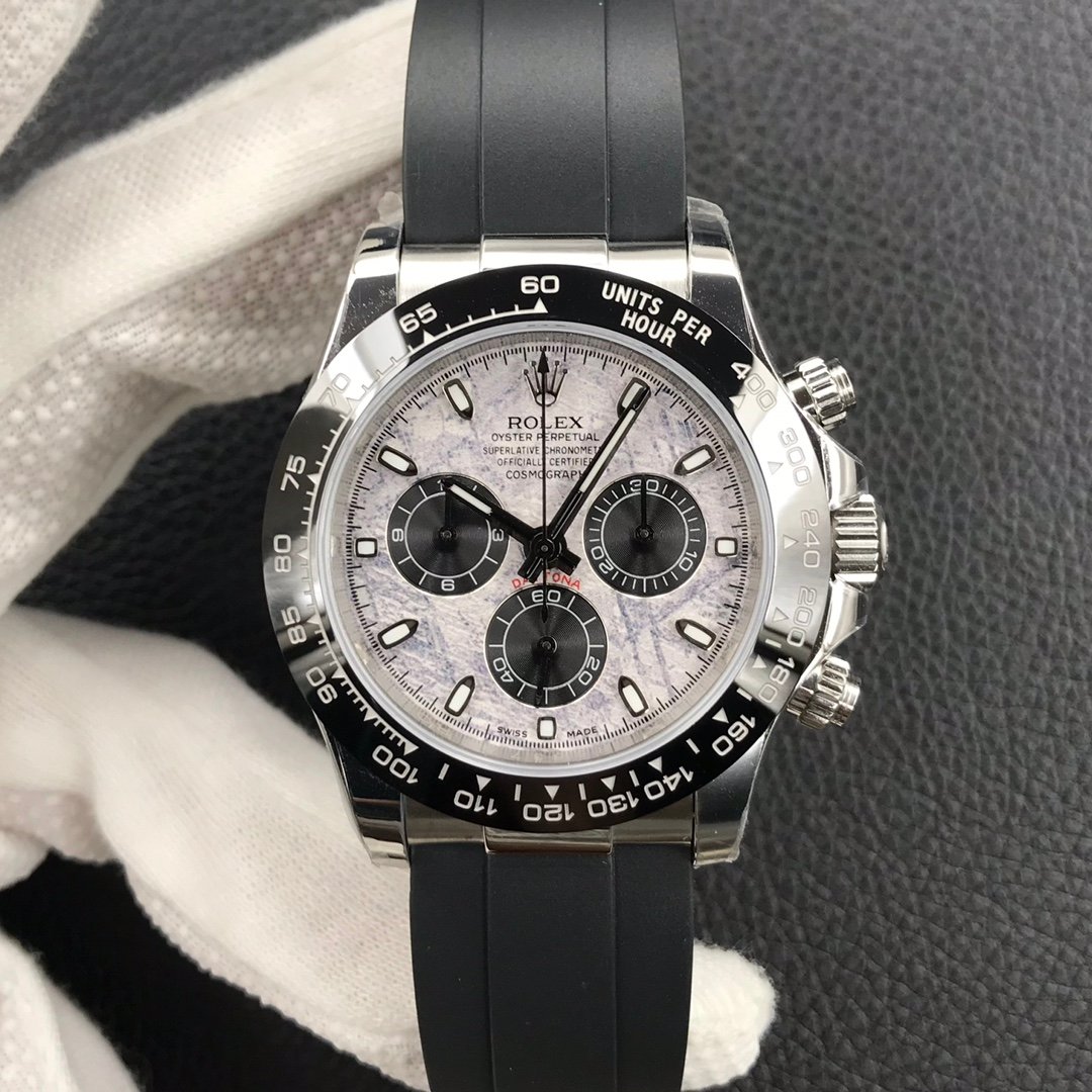 Rolex Daytona Cosmograph Daytona White Silver  Meteorite  Dial Ceramic116519LN-0038
