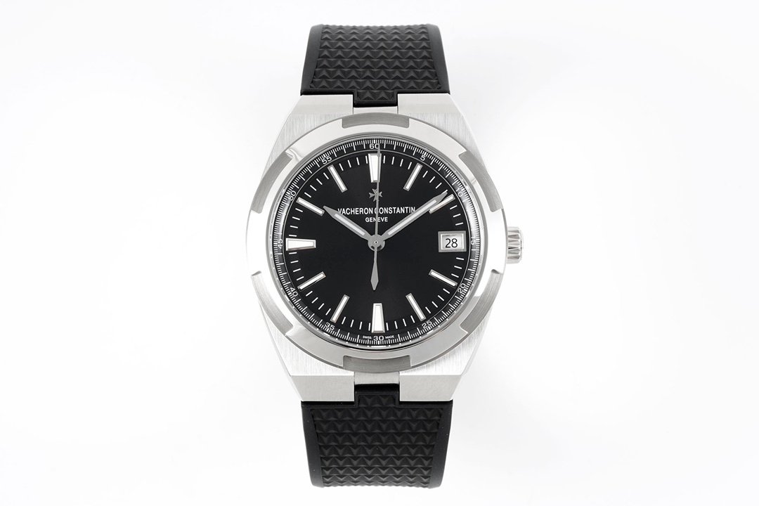 Vacheron Constantin Overseas Stainless Steel Black Self-Winding Dial Rubber Strap 41MM Ref.4500V/110A-B483