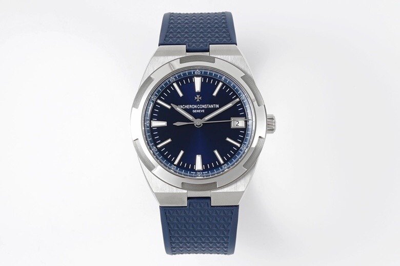 Vacheron Constantin Overseas Stainless Steel Blue Self-Winding Dial Rubber Strap 41MM Ref. 4500V/110A-B128