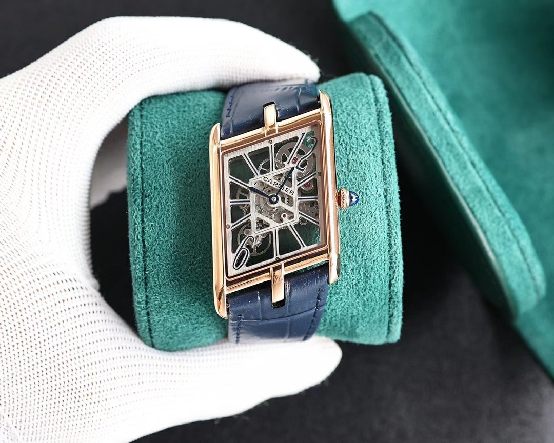 Cartier Tank Asymétrique Rose Gold Skeleton Dial 47MM CR-TNKASY-RG-SK