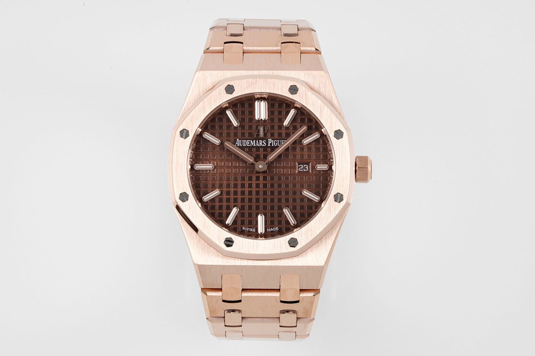 Audemars Piguet Royal Oak Rose Gold Brown Dial 33mm 67650OR.OO.1261OR.01