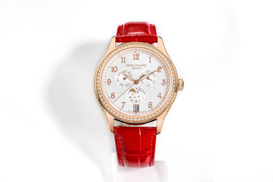 Patek Philippe Complications Rose Gold Silver Dial 4947R-001