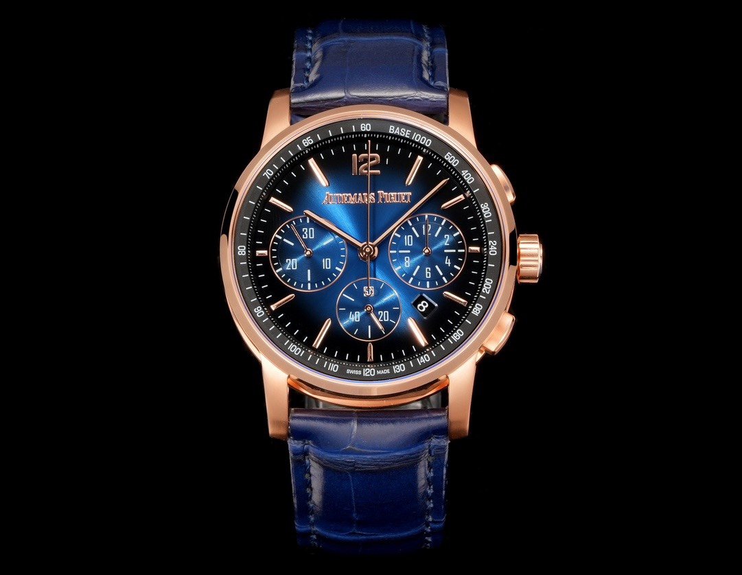 Audemars Piguet  CODE 11.59 Chronograph Selfwinding Pink Gold  Blue Dial 41MM 26393OR.OO.A028CR.01