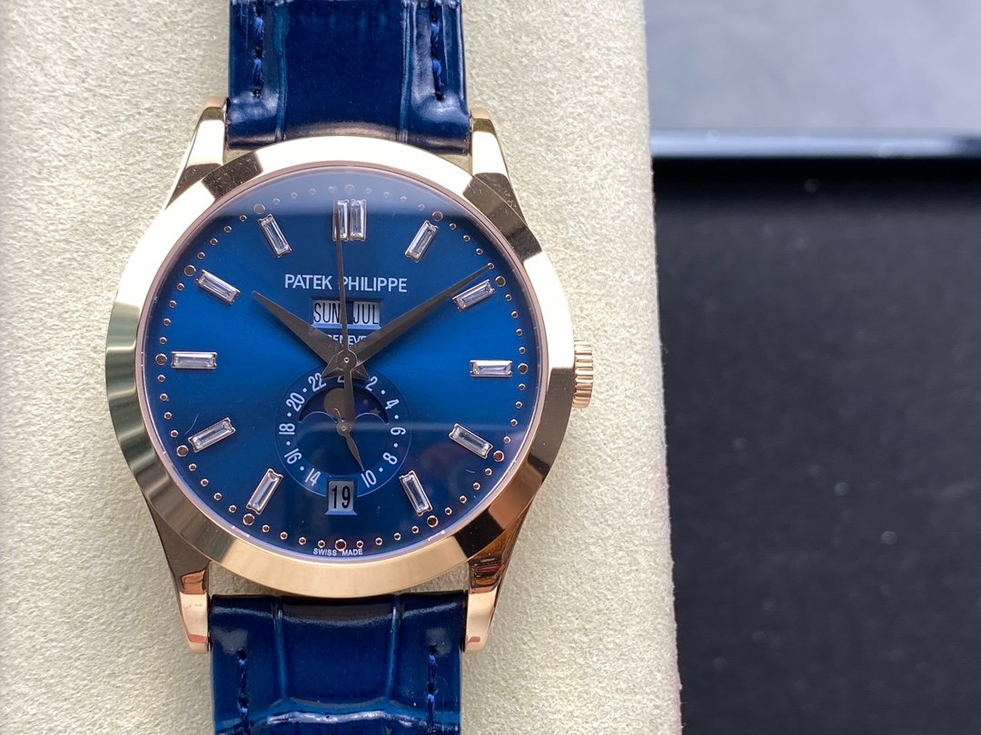 Patek Philippe Complications Rose Gold Blue Dial 5396R-015