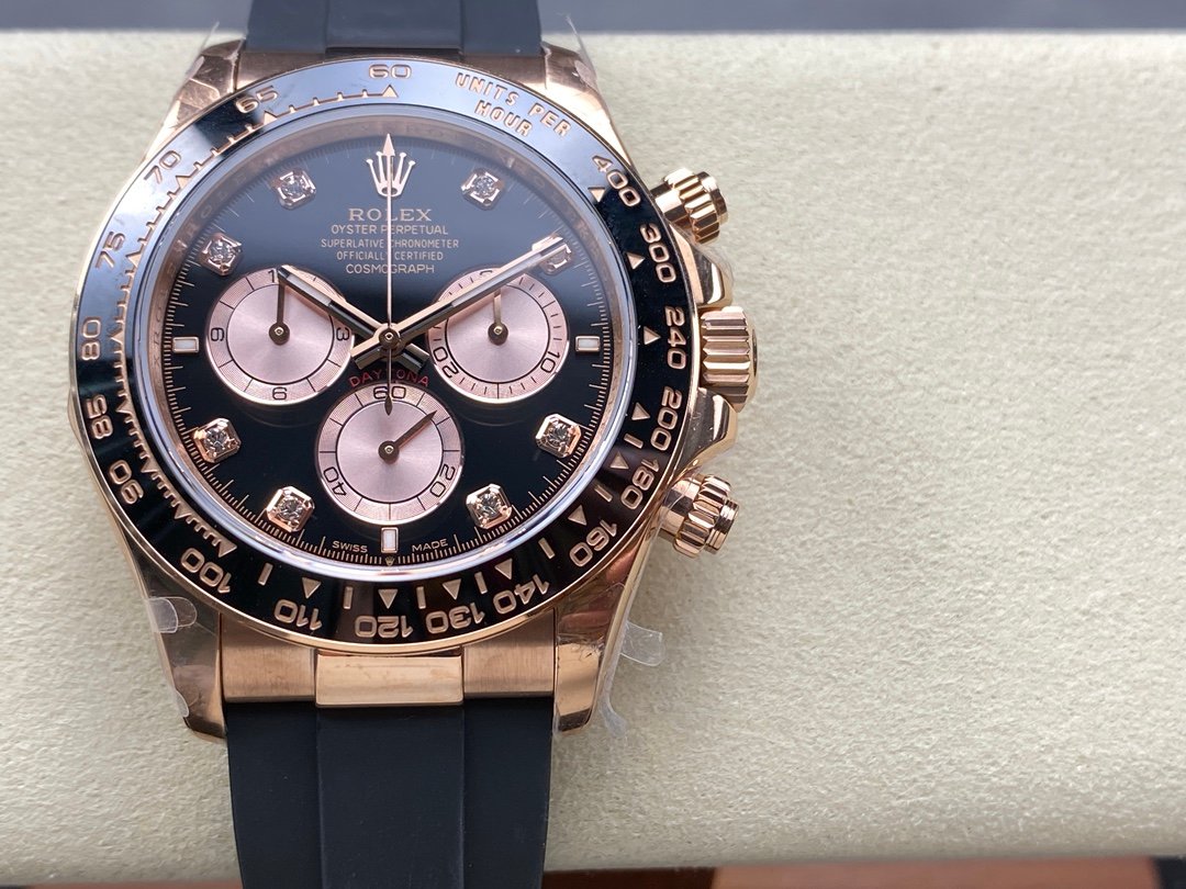 Rolex Daytona Everose Gold Cosmograph Black Dial 40mm 116515LN-0012