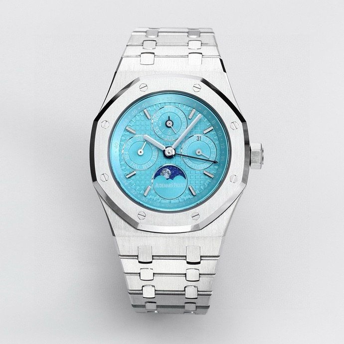 Audemars Piguet Royal Oak Steel Light Blue Dial 41MM Steel Bracelet 26574ST.OO.1220ST.03