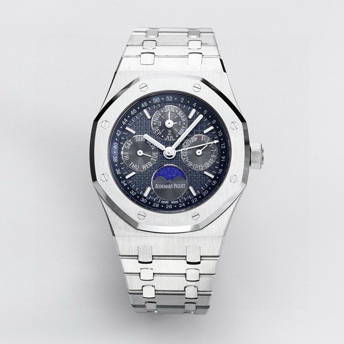 Audemars Piguet Royal Oak Titanium Blue Dial 41MM Titanium Bracelet 26574TI.OO.1220TI.01
