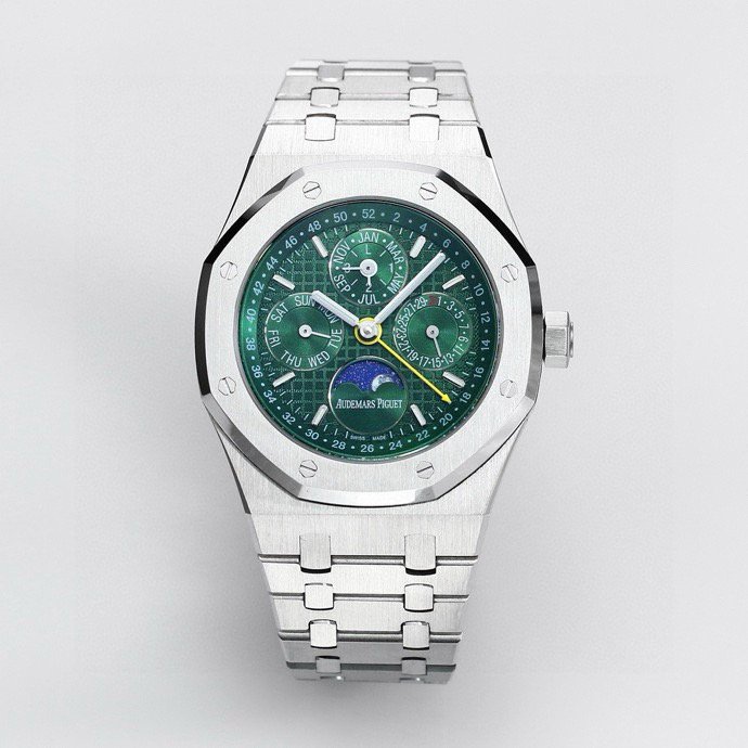 Audemars Piguet Royal Oak Steel Green Dial 41MM Steel Bracelet 26606ST.OO.1220ST.01