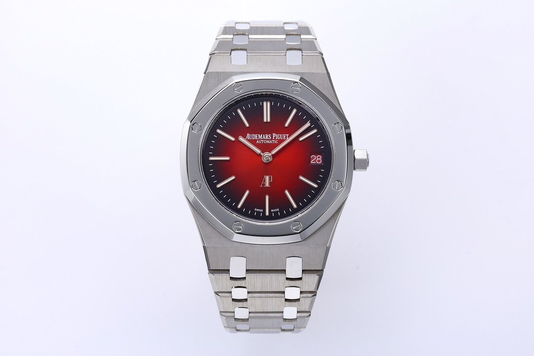 Audemars Piguet Royal Oak Titanium and BMG Extra-Thin Smoked Burgundy Dial 39mm 16202XT.OO.1240XT.01