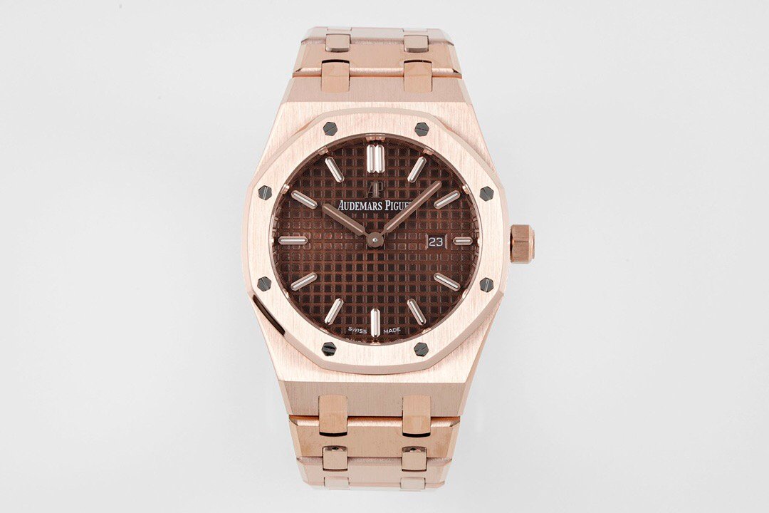 Audemars Piguet Royal Oak Rose Gold Brown Dial 33mm 67650OR.OO.1261OR.01