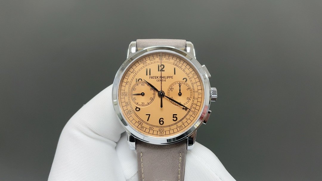 Patek Philippe Geneve Complications Platinum Salmon Dial 42mm 5172G-010