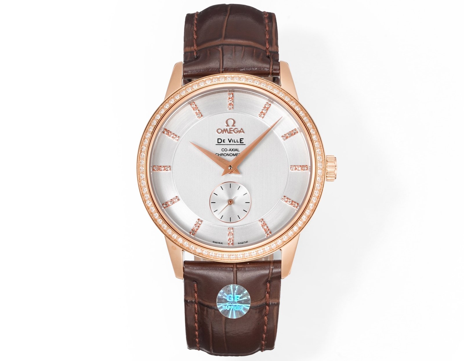 Omega De Ville Prestige Yellow Gold Silver Dial 39MM OMDVPS39YG