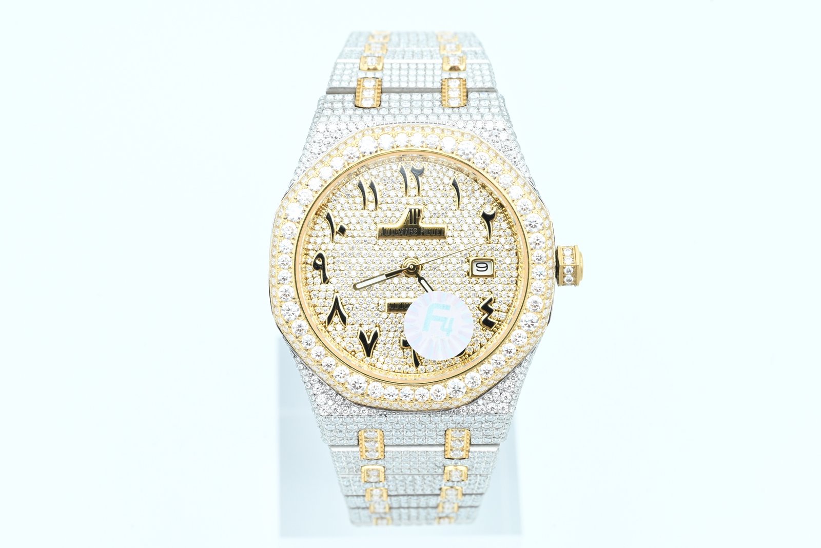 Audemars Piguet Royal Oak Two-Tone Steel and Yellow Gold Diamond Set Automatic Diamond Dial 41mm 15400SA-Custom