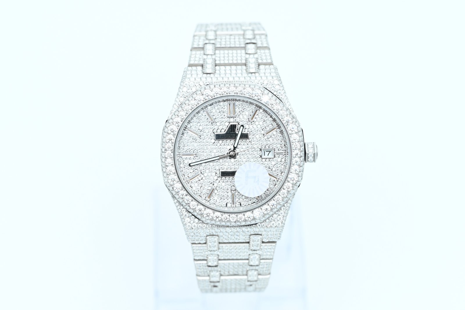 Audemars Piguet Royal Oak Stainless Steel Diamond Set Automatic Diamond Dial 41mm 15400ST-Custom-Baguette