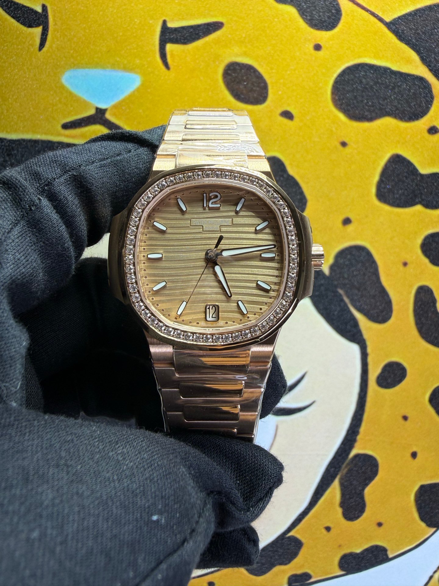 Patek Philippe Nautilus Rose Gold Golden Brown Dial 35.2MM 7118/1200R-010