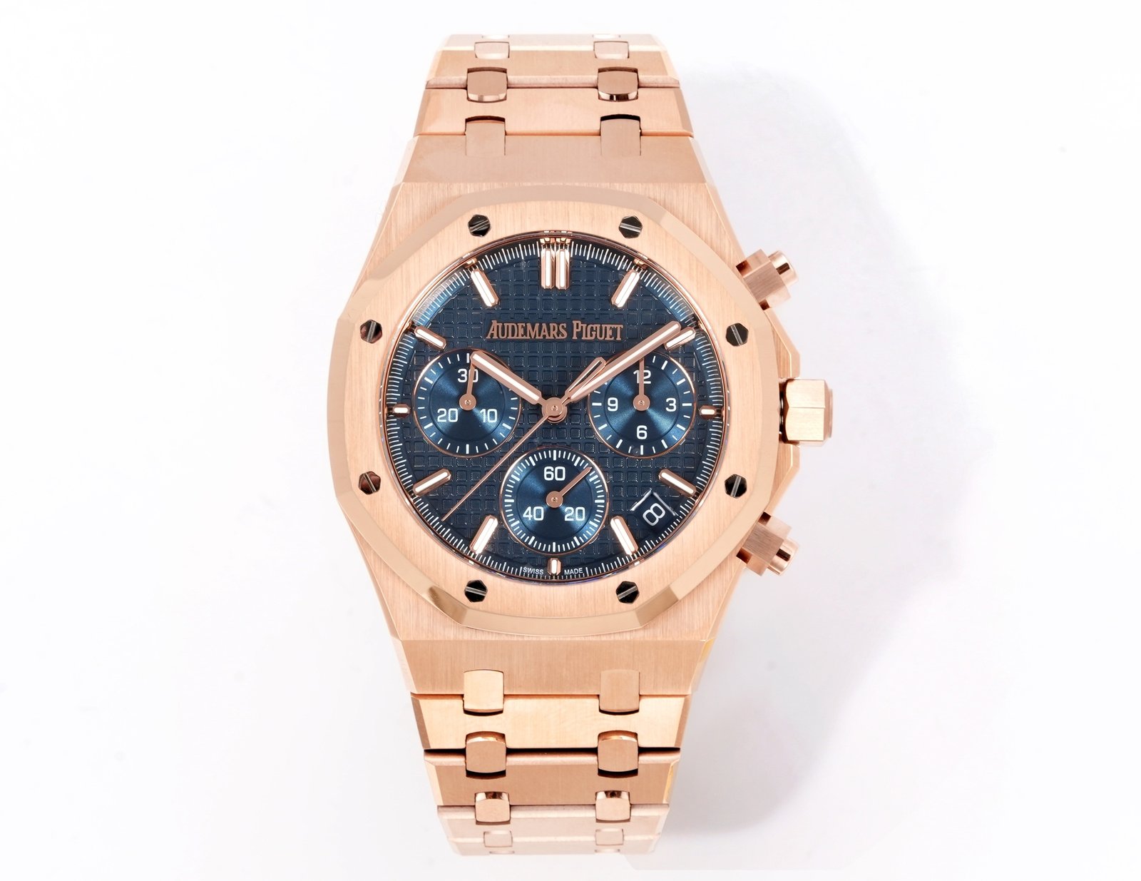 Audemars Piguet Royal Oak Chronograph Rose Gold Blue Dial 41MM 26240OR.OO.1320OR.05