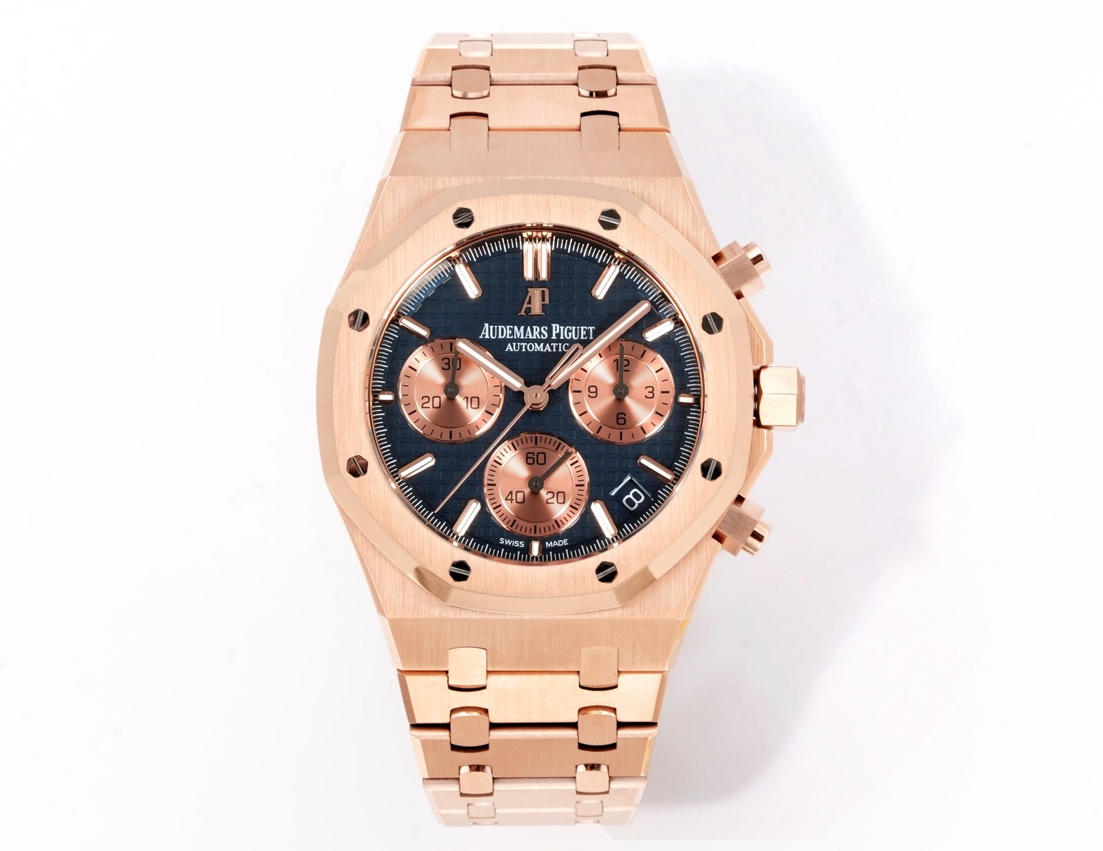 Audemars Piguet Royal Oak Chronograph Rose Gold Blue Dial 41MM 26331OR.OO.1220OR.01