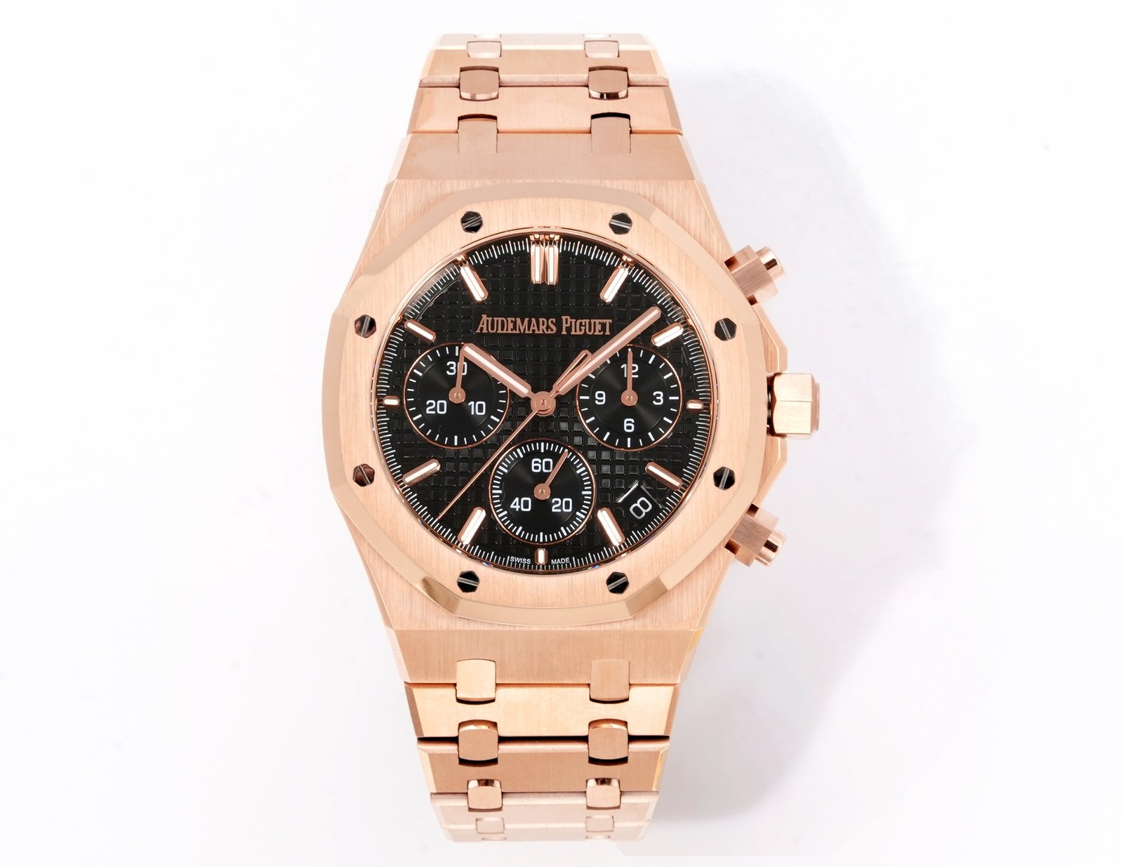 Audemars Piguet Royal Oak Chronograph Rose Gold Black Dial 41MM 26240OR.OO.1320OR.02