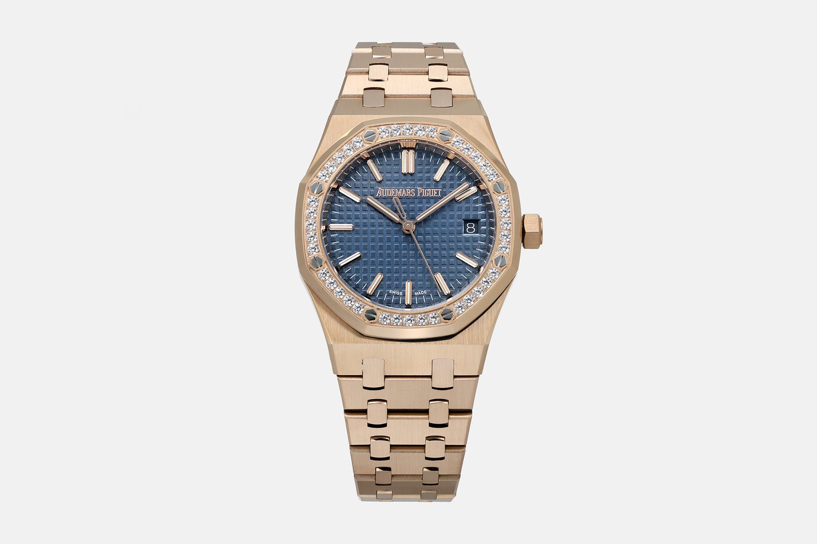 Audemars Piguet Royal Oak Rose Gold Blue Dial 37MM 15551OR.ZZ.1356OR.05