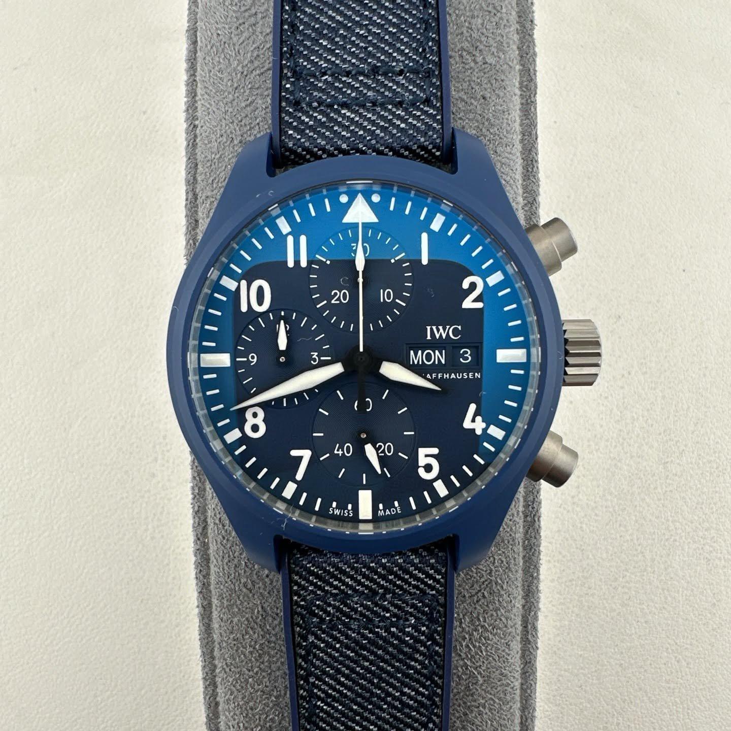 IWC Pilot's Watch Chronograph 41.9MM Top Gun Oceana Blue IW3894-04