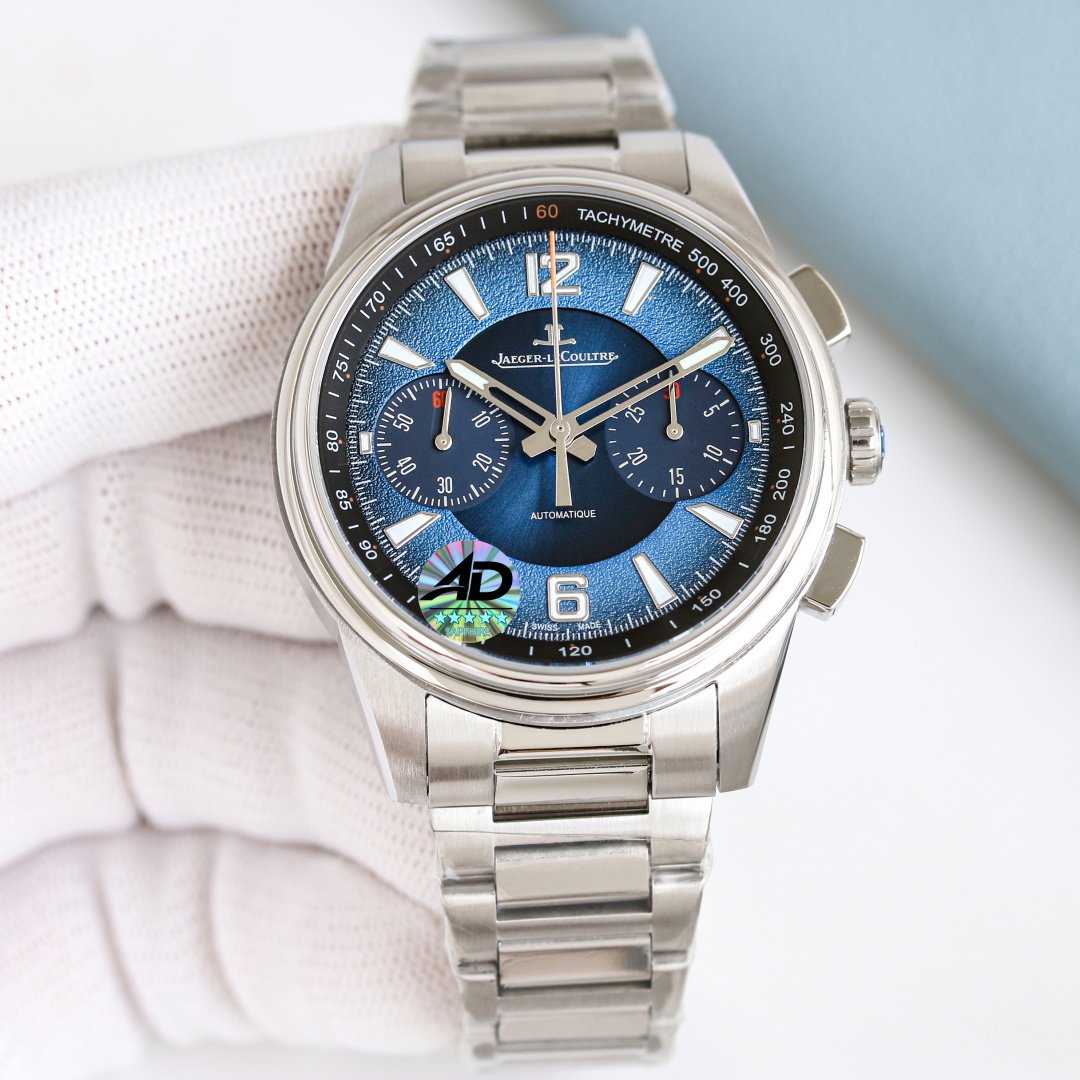 Jaeger-LeCoultre Polaris Chronograph Stainless Steel Blue Dial Stainless Steel Bracelet 42MM REF. Q9028180