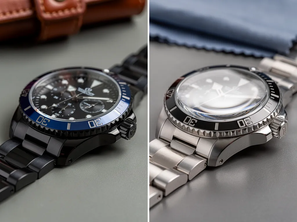 Clean Factory vs. VSF Rolex Submariner: Side-by-Side Comparison 6 How Do the Bezel and Crystal Compare