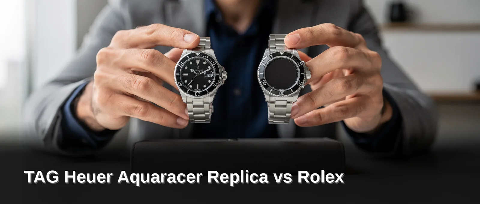 New Home 36 Why Compare an Aquaracer Replica to a Submariner Clone, TAG Heuer Aquaracer Replica vs Rolex